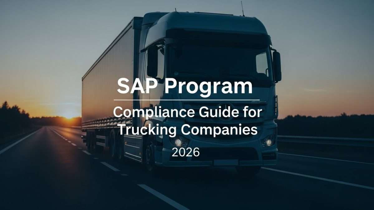 SAP Program Compliance Guide for Trucking Companies 2026 6 sap program complaince guide 2026